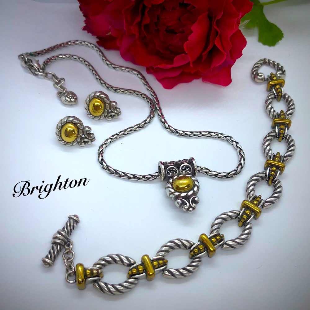Brighton Two Tone Jewelry Set